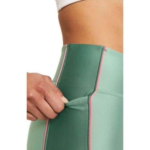 Jordan‎ Essential Bike Shorts Women's XS Green Tight Fit Mid Rise Pocket NWT - Picture 4 of 16